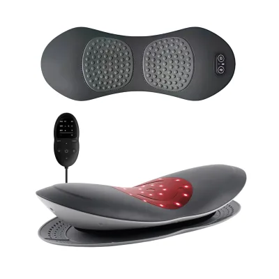 Electric Lifting Traction Lumbar Massager Red Light Therapy Relax Rellief Pain Waist Support Massager