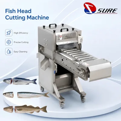 Trout Basa Tilapia Fish Header Catfish Head Removal Machine