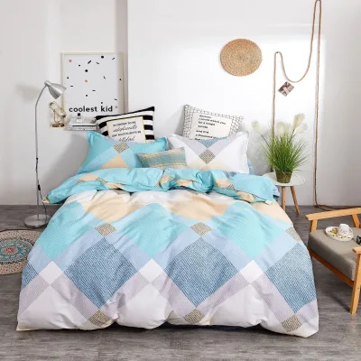 Organic Scenic Jacquard Printed Bed Set 100% Polyester Water Resistant & Cooling 200TC Queen/King Sizes