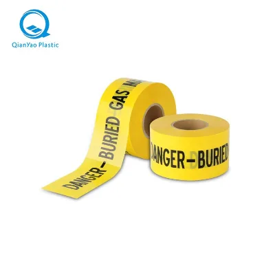 Factory Professional Reasonable Price PE Yellow GAS Plastic 100mm/150mm X 250m Underground Warning Tape