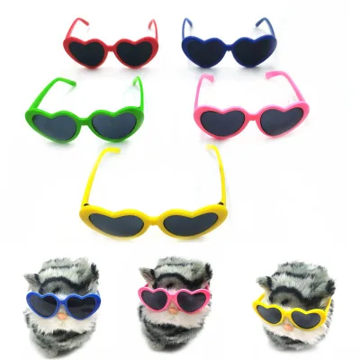 Dog Cat Pet Love Sunglasses Cartoon Pet Glasses Teddy Sunglasses Pet Headdress