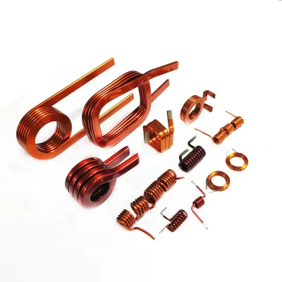 Flat High Frequency Transformer Inductance Coil Custom Air Core Coil Induction Coil for Sale