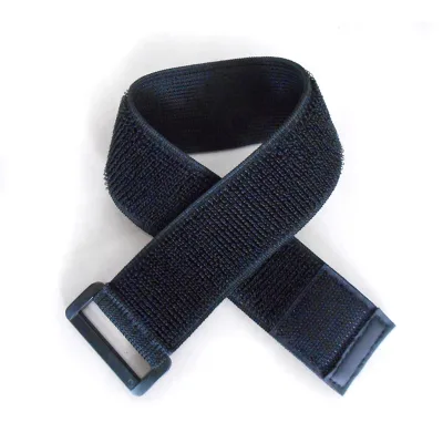 Reusable Flexible Elastic Eco-friendly Plastic Buckle Non Slipping Battery Hook and Loop Fastener Strap