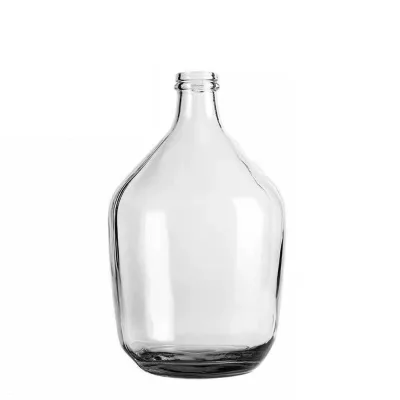 NEW Big Belly Flower Vase Wholesale Large Round Glass Clear Customize Color Logo Style European Modern Style Jardiniere
