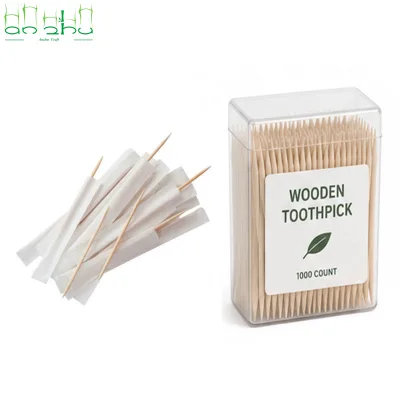 Mint Flavor Toothpicks Bulk Natural Bamboo Toothpicks | Cleaning Supplies After Meals, Fresh Breath, Kitchen Restaurant Supply