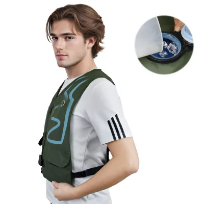 Body Cool Outdoor Activity High Temperature Water Cooled Lightweight Water Circulation Cooling Vest Suede Water Cooling Vest