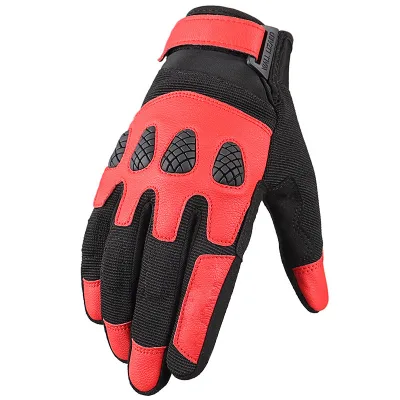 Wholesale Cycling Gloves OEM Shock Absorb Anti Slip Breathable Knuckle Protection Motorcycle Climbing Outdoor Sports Gloves