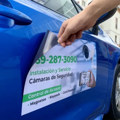 Advertise Business Covering Company Logo Blank Car Magnet Custom Magnetic Sign Decorating Any Vehicle