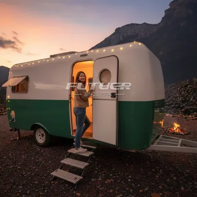 Expedition Factory's New Design Expandable Container House Trailer Food Truck Trailer Mobile Home Caravan for Travel on Sale