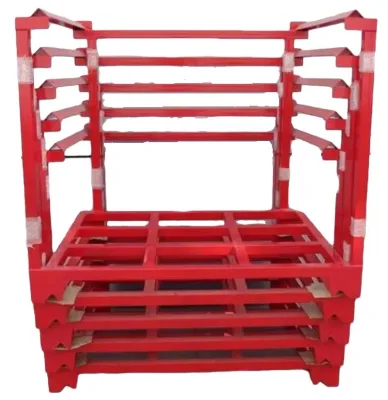 Customized Welding Cutting Punching Steel Frame Poles Shipping Racks Steel Stands