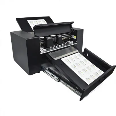 ZKSVD370DS Automatic QR Code Contour Cutting Plotter 1600mm/s Vinyl Cutter 4.3inch Touch Screen Dual Carriages Double Efficiency