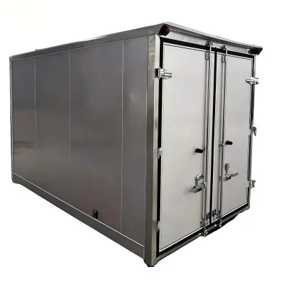 Insulated Refrigerated Truck Box Body FRP Composite Manual Transmission New Diesel -15~5