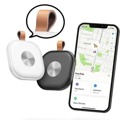 MFi Certified Mini GPS Tracker Apple IOS Smart Pet Anti-Lost Device Find My Key Finder for Cars Air Personal Items Item Tracking