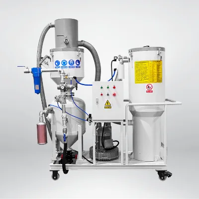 Compact Mobile Sandblaster Unit for Wind Turbine Tower Maintenance Core Components Include Pump and Motor