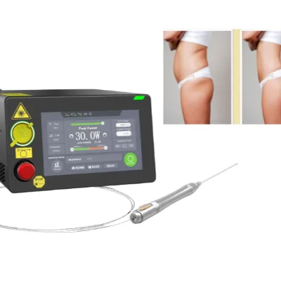 980nm+1470nm 30W High Power Lipolysis Laser True Color Touch Screen Medical Fibers for Fat Burning Cellulite Weight Loss