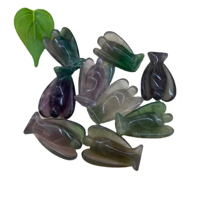DIY wholesale crystal angel amethyst crystal angel all kinds of material crystal carvings