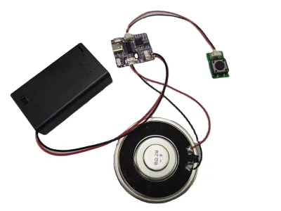 Type-C USB 16M Recordable Sound Module Speaker Button Control MP3 Voice Recorder DIY Music Box Greeting Card Kit Model 7004