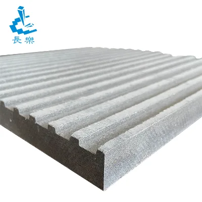Grooved Fiber Cement Facade Board Anti-Corrosion Industrial Building Material for Apartment Facades