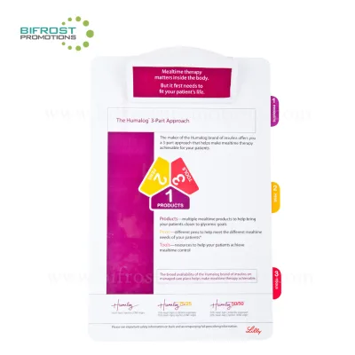 Pull-out Customized Storage Plastic Nursing Clipboard