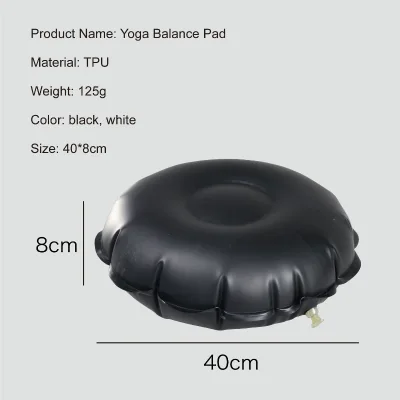 Customization New Design Fitness Tpu Inflatable Air Meditation Balance Cushion for Yoga Sport