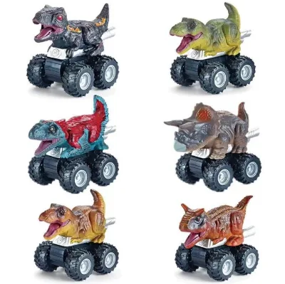 Pull Back Dinosaur Toy Mini Animal Racing Model Pull Back Car Kid Toy Cars Vehicles Toys
