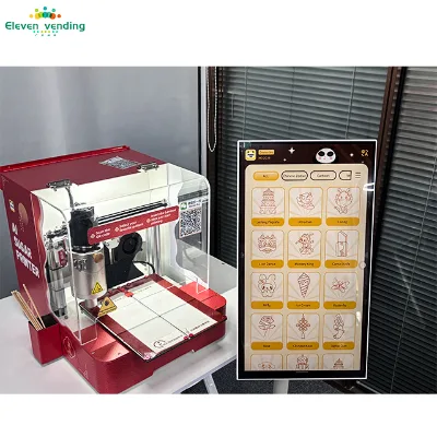 3D Maltose Sugar Painting Printer Prints Edible Maltose Into Any Desired Pattern