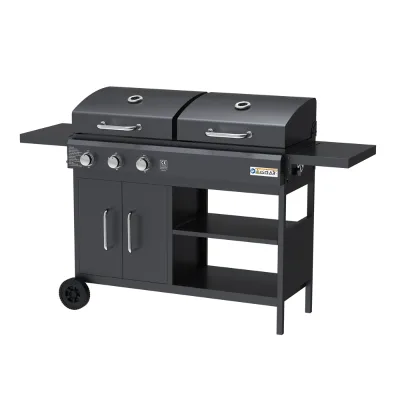 Factory Supply Large Size Smokeless Commercial Burner Propane Gas Bbq Grill Gas Barbecue Grill