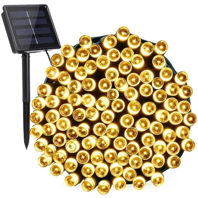 Hot Selling Cheap Outdoor Solar Fairy Lights 8 Modes Balcony Lights for Tree Patio Christmas Solar String Lights