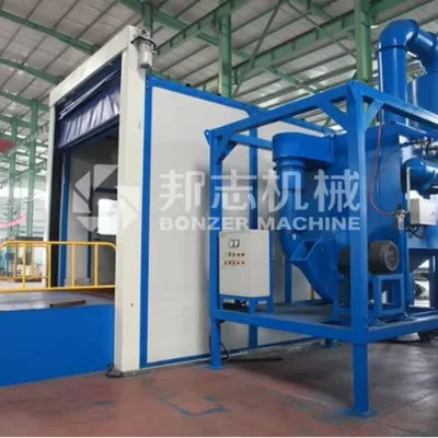 Industrial Automatic Manual Container Sandblasting Booth with Recycling System