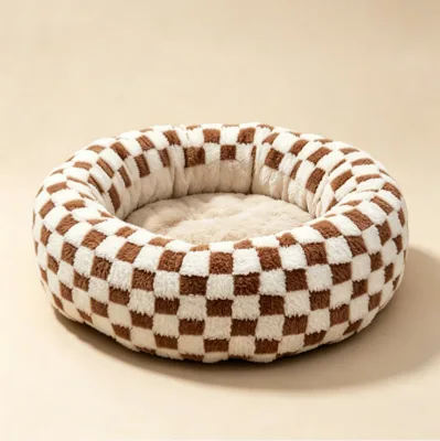 Memory Foam Dog Bed Modern Waterproof Liner Durable Fashionable Comfortable Removable Cover All Seasons Indoor/Outdoor Use Small