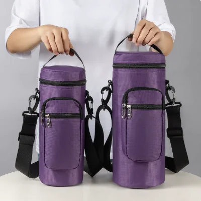 PEIQUAN Anti Drop Thermos Cup Protective Cover Waterproof Crossbody Single Shoulder Water Bottle Storage Bag