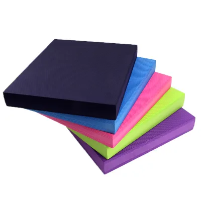 Gym Fitness Exercise Therapy Foam Square Yoga Foam Cushion Balance Pad