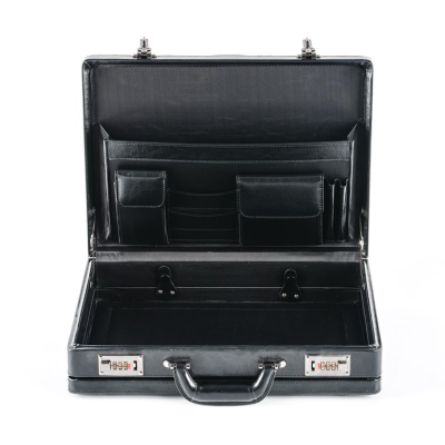 Cheap Lawyer Rolling Genuine Leather Men Leather Briefcase