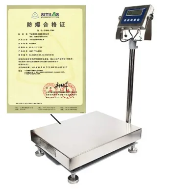 Explosion-Proof Bench Scales1000kgflameproof floor scale, high-precision industrial explosion-proof weighing equipment wholesale