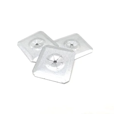 Steel Rock Wool Insulation Anchor Pin External Wall Insulation Fasteners Smooth Shank Checkered Head GB Zinc Lock Washer