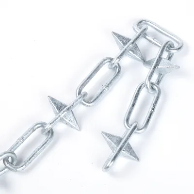 Wholesale Price Welded Galvanized Spiked Chain Livestock Barbed Chain for Cattle Goat Farming