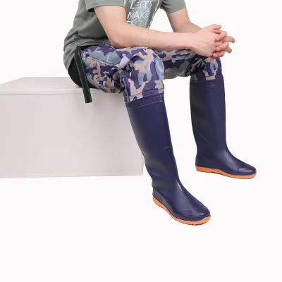 Ladang Panjang 80 Cm Camouflage Sepatu Boot Sawah Anti Keong Sawah / Kolam / Fishing Boot