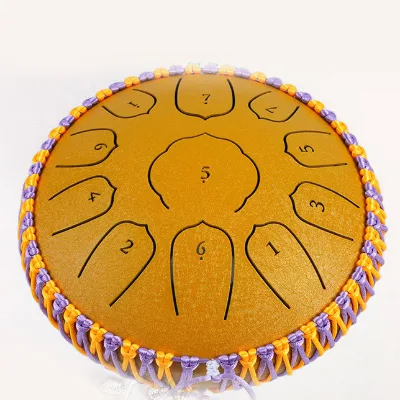 11 Note Beginner Empty Drum Therapy Drum Musical Ornament 7 Inch 11 Tone Empty Spirit Drum