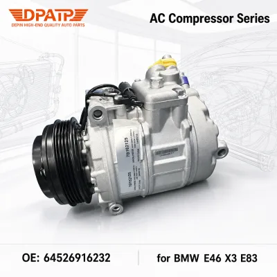 Vehicle Replacement Premium AC Compressor 64526916232 for BMW E46 Sedan Coupe X3 SUV AC System Amortiguadores Cooling System