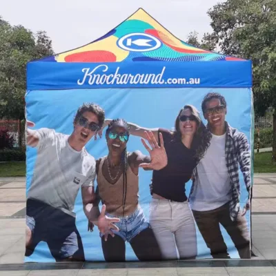 Professional Customized Indoor/Outdoor Trade Show Canopy Tent Flame Resistant 600D Oxford Fabric Customized Color