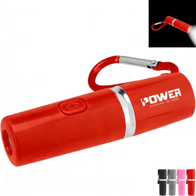 Wholesale Custom Logo Mini Rechargeable LED Flashlight Keychain High Power for Womens