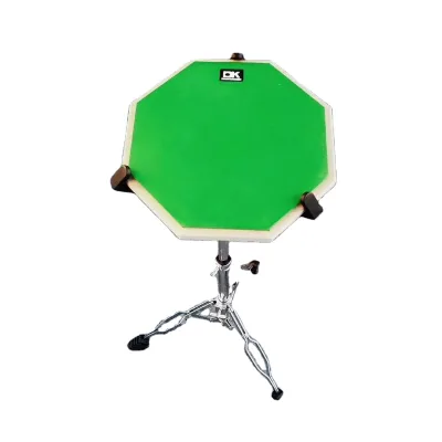 12 Inches 2-Sided Silent Rubber Dumb Drum Practice Pad Kids and Beginners Drum Pad