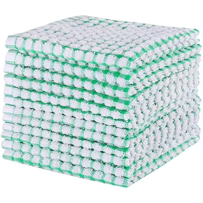 Large Cotton Tea Towel Home Kitchen Cleaning Use Luxury Fancy Design Quick-Drying Towel Set for Household