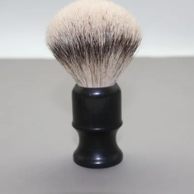 JDK Rosewood Handle High Mountain White Silvertip Badger Hair Shaving Brush