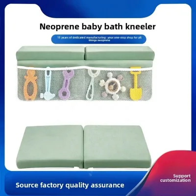 Square Mummy-Care Baby Folding Hanging Bath Kneeler Pad Non-Slip Soft Knee Protector