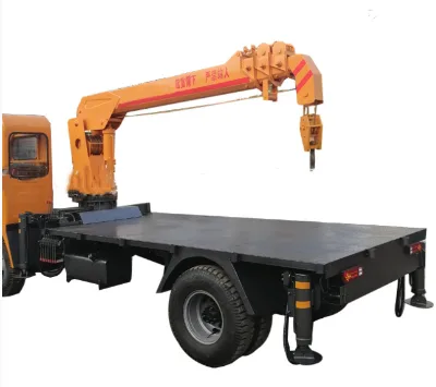 Jib Hydraulic Knuckle crane Boom Crane with Tractor Head with Articulated Arm 8 Ton Max Moment Travel Key Item Engine