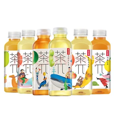 Factory Direct Nongfu Spring Strong Aroma Real Green Tea Flavored Tea in Bottle 500ml*15