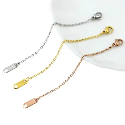 Chain Necklace Extender Necklace Bracelet Anklet Extenders Chain Extension for Jewelry Making