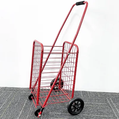 Professional Manufacturing Foldable Convenient and Convenient Shopping Cart With Baskets Shopping Cart Trolley