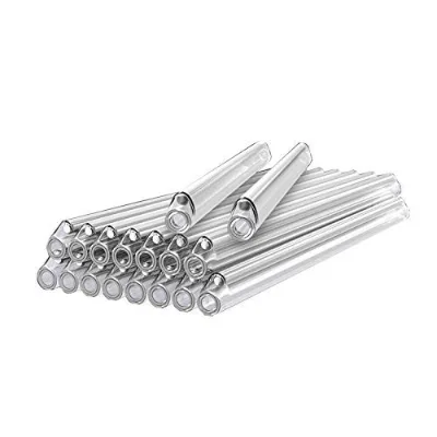 1.3mm Dia 60mm Length Durable Heat Shrinkable Tube 1.0mm Steel Needle Clear PE Fiber Splice Sleeves Optical Fiber Fusion Splice